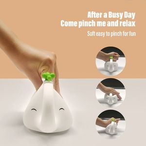 2025 New Elephant LED Night <b>Light</b> Soft Silicone Warm White Baby <b>Sleeping</b> Lamp Eye Protection for Kids Home Use Gift - Product Image 3