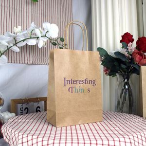<b>Paper</b> Bags Food Grade <b>Paper</b> <b>Packaging</b> Durable Custom Printed Eco Friendly Takeaway Shopping Bag Custom Size Available - Product Image 1