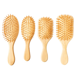 Peigne à cheveux en bambou, grand peigne de massage pour la tête, peigne en bois léger pour usage domestique - Product Image 5