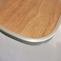 Modernes Design Klappbarer Holz-Esstisch mit Metallrahmen Großhandel Rechteckige Runde Tische für Hotel Outdoor Hochzeiten Events