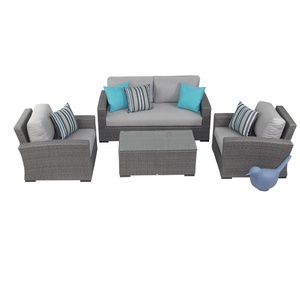 High Quality Synthetic <strong>Rattan</strong> <strong>Sofa</strong> with Solution Dyed Olefin Cushion - Product Image 1