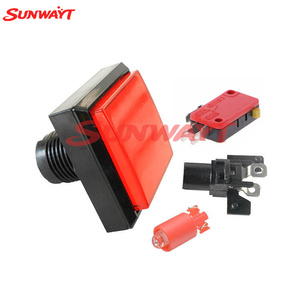 Botones LED Iluminados Cuadrados Grandes de 51*51mm, Botón Pulsador para Accesorios de Juego, Botón de Juego de 5V/12V, Botones de Plástico para Arcade - Product Image 4