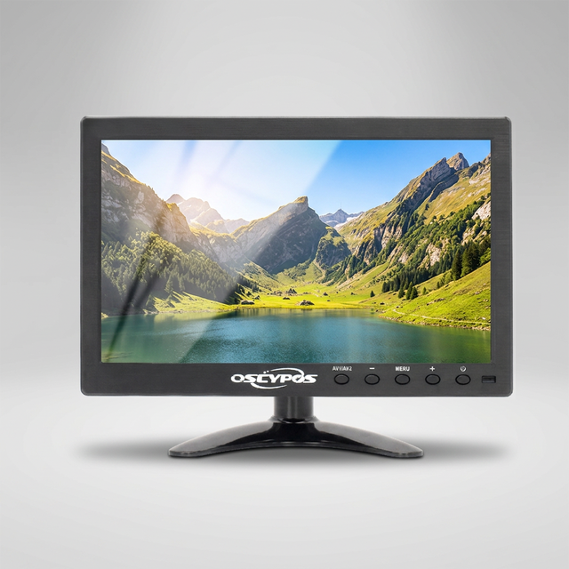 10.1 Inch 16:9 TFT LCD Touch Monitor 1366*768 Capacitive Touch Optional VESA Mount Industrial Display
