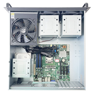 Chasis de servidor de Control Industrial, <span class=keywords><strong>9</strong></span> ranuras para disco duro, fuente de alimentación ATX/2U, 45cm de profundidad, caja MicroATX, ventilador, puertos USB, estante de estación de trabajo - Product Image 2