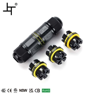 Ip68 pa66 ניילון pa66 באיכות גבוהה עמיד למים חוט ישר מחבר חוט לתאורה חיצונית - Product Image 1