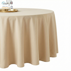 Nappe carrée en polyester tissé, imperméable, écologique, lavable, personnalisable pour les services de restauration hôtelière - Product Image 1