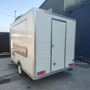 Mobile Hot Dog Trailer Stainless Steel Smoothie Food Truck CE Certified Vendor Cart - Product Image 2