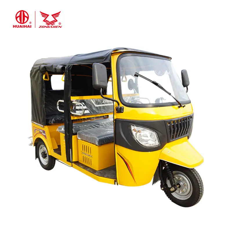 가스/LPG/리튬 9 좌석 여객 택시 Bajaj 세 바퀴 자동 인력거 판매