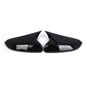 Honda Civic Rearview Mirror Cover Full <b>Set</b> ABS 2016-2021 Glue Or <b>Screws</b> Installation - Product Image 3