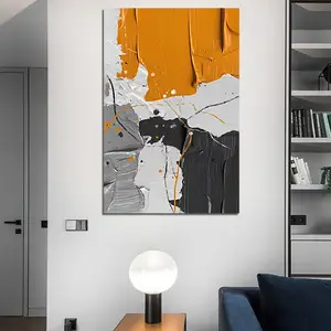 Original Art 100% Hand Painted Modern Abstract Wall Art Palette Knife Oil Painting Style For Home Decor