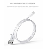 Câble de charge et de synchronisation 2-en-1 USB L/C à charge rapide compatible avec les appareils iOS (iPhone/iPad) – Durable, anti-emmêlement, blindage en feuille, TPE