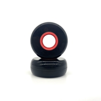 Roues de patins en ligne agressives 57*24mm 80% 88% 90% Rebond 90A avec noyau en PC, logo et taille personnalisés pour les figures de rue, de parc et de grind
