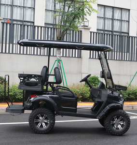 Nouvelle arrivée, voiturette de golf tout-terrain électrique à batterie lithium haute performance, 2+2 places, véhicule de <span class=keywords><strong>chasse</strong></span> - Product Image 4