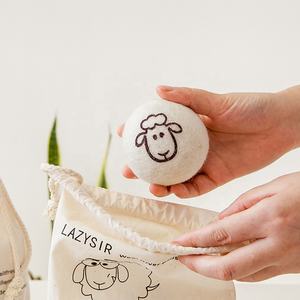Best Selling 2023 New Trending USA Private Label 100% New Zealand Organic Wool Reusable Eco-Friendly Dryer <b>Balls</b> for <b>Laundry</b> - Product Image 4