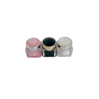 Vente chaude : Pots en acrylique pour gel UV, pots vides pour gel UV, pots à ongles multicolores, emballage cosmétique mat