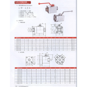 Vanne à bille haute pression Cjzq 20 mm manuelle en acier au carbone pour systèmes hydrauliques - Product Image 1