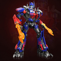 Blotransformers Transformers rakamlar baskı film ötesinde 1 Optimus Primes aydınlık versiyonu orijinal orijinal yapı taşı oyuncak birleştirin