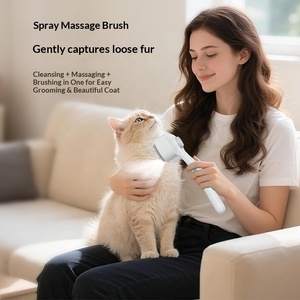 Spazzola per Gatti e Cani, Strumento per la Toelettatura, Rimuovi <span class=keywords><strong>Peli</strong></span>, Spazzola Autopulente, Raccoglitore di <span class=keywords><strong>Peli</strong></span> per Animali Domestici - Product Image 3