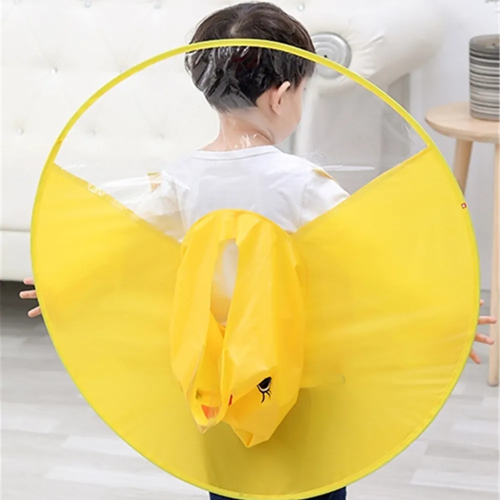 Oem Ufo Foldable Umbrella Portable Lightweight Rain Coat For Workers In Rain