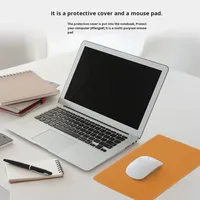 Housse pour tablette et ordinateur portable en cuir PU de couleur unie, imperméable, 11/12/13 pouces, fermeture éclair dorsale à courbe physiologique pour iPad/Apple