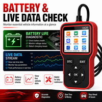 Lecteur de codes de diagnostic OBD2 professionnel V620, outil de diagnostic complet OBDII, lecteur de codes de panne moteur, effacement des DTC, données en temps réel, capture d'écran