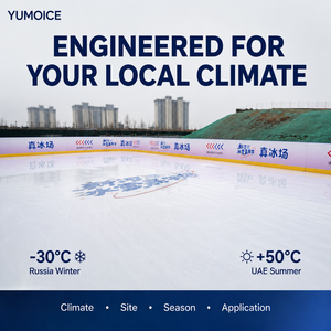 Solution Personnalisée de Patinoire Temporaire pour Hockey sur Glace pour Parc d'Attractions Extérieur avec Équipement de Conception et Guide d'Installation - Product Image 3