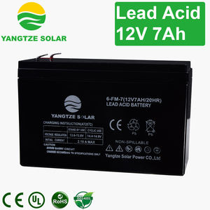 Yangtze 2年保証AGM 12 12v 7ahメンテナンスフリーバッテリー - Product Image 5