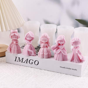 Early Riser 3D Linda princesa molde <span class=keywords><strong>de</strong></span> silicona para hacer bloques <span class=keywords><strong>de</strong></span> hielo moldes caramelo <span class=keywords><strong>Fondant</strong></span> Chocolates jabones pasteles gelatina velas hornear - Product Image 5