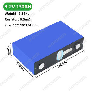 HHPOWER Grade a 3,2 V 130AH 3,2 V Lifepo4-Batterie 130Ah Lifepo4-Batterie für Solaranlagen - Product Image 6