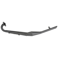Kit de pièces détachées pour moto à essence HIAORS, comprenant un tuyau d'échappement, un silencieux, un joint, une bougie d'allumage, pour moteur de vélo à moteur, pièces robustes, noir