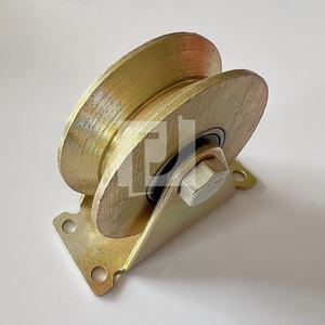 Roulettes rigides à double roulement robustes Roues à rouleaux coulissantes <span class=keywords><strong>Roulette</strong></span> à rainure en V - Product Image 6