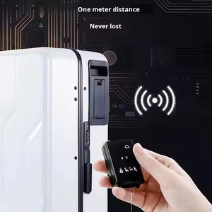 アルミバッグ電動トロリー折りたたみ式レザー荷物マレタスクーターセットスーツケース旅行用航海 - Product Image 2