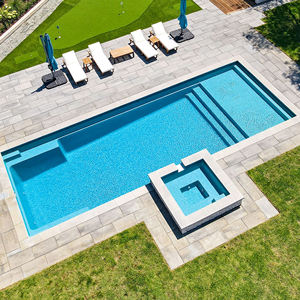 Piscina grande de fibra de vidrio de una pieza, piscina exterior de gran tamaño para residencias, piscina de natación y spa al aire libre. - Product Image 4