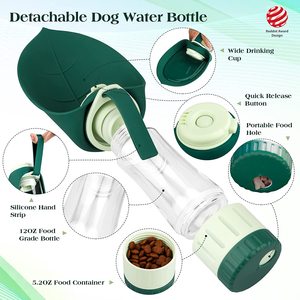 Kind PT16632 Modern Portable 3-in-1 Pet Feeder 600ml Water and 150g Food Outdoor Friendly Made of Durable <b>Plastic</b> - Product Image 6