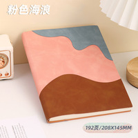 Carnet de notes A5 en cuir PU avec reliure cousue, couverture personnalisée en cuir mélangé, journal imprimé, cadeau promotionnel