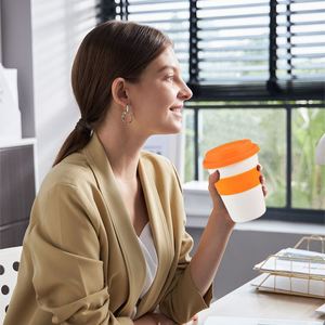 High Quality Water Bottle Cup Non-slip <b>Large</b> Capacity Food-grade Silicon Cover for <b>Mugs</b> Coffee <b>Mug</b> with Lid - Product Image 5