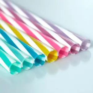 Reusable Drinking Straws Tips Customize Double Color Thread Food Grade Silicone Tube Silicone Straw