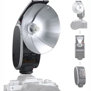 Godox Lux Senior 6000K Fan-Shaped Dual-Mode Retro on Camera Speedlight Photography Photo Studio Flash Light for Cameras