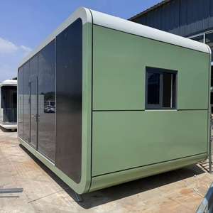 Maison Modulaire Préfabriquée de Luxe, Portable, Mini Maison Mobile, Cabane Moderne <span class=keywords><strong>en</strong></span> Forme de Pomme pour l'Extérieur, Hôtel Pod, à <span class=keywords><strong>Vendre</strong></span> - Product Image 2