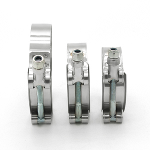 Fastener Adjustable Stainless Steel Double Lug <b>Hose</b> <b>Clamp</b> T-Bolt Heavy Duty Pipe Clip Industrial Hardware - Product Image 4