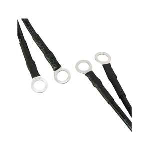 Eén-op-twee waterdichte <span class=keywords><strong>2</strong></span>-aderige zuiver koperen luchtvaartconnectoren 3,<span class=keywords><strong>2</strong></span> mm koudgeperste ringklemmenkabelboom - Product Image 2