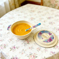 Bol d'alimentation pour bébé en mélamine à double poignée, adapté aux aliments, pour un usage quotidien