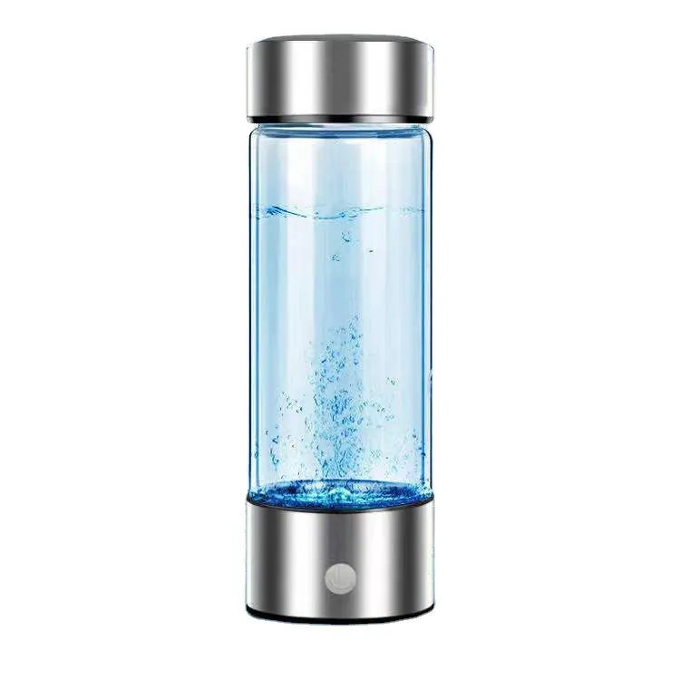 Rechargeable Portable Glass Hydrogen Water Bottle Alkaline Water Bottle water to hydrogen glass hydrogen bottle