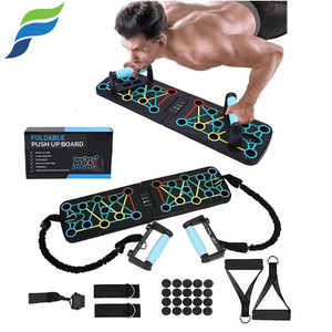 YETFUL 11PCS Multi Functional Fitness Apparatus Abdominal Muscle Chest Muscle Folding Training <strong>Push</strong> <strong>up</strong> <strong>Board</strong> - Product Image 1