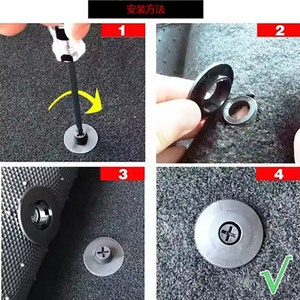 Sujetador de plástico universal para alfombrillas de coche, fácil de instalar, para fijación de alfombras de coche - Product Image 4