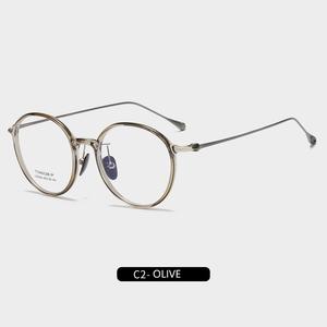 50046钛TR90眼镜架光学眼镜超轻复古设计眼镜厂家批发价格 - Product Image 3