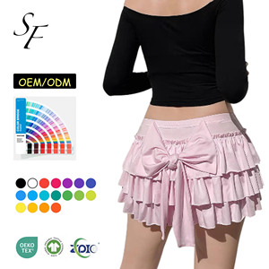 Falda plisada <span class=keywords><strong>de</strong></span> cintura baja para mujer rosa a la <span class=keywords><strong>moda</strong></span> dulce y picante personalizada, diseño <span class=keywords><strong>de</strong></span> línea A transpirable, <span class=keywords><strong>faldas</strong></span> <span class=keywords><strong>juveniles</strong></span> y para mujer - Product Image 1