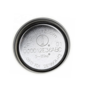 Nouvelle carte mémoire d'origine DS1990R-F5 de bouton de puce d'information intelligente + Ibutton DS1990 pour puces - Product Image 1