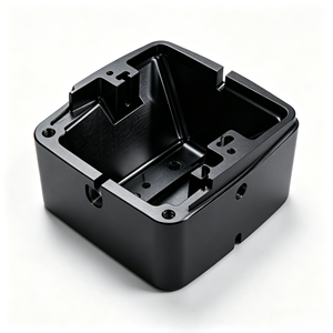 Caja de Instrumentos de Aluminio Mecanizada por CNC de Cinco Ejes con Soporte de Posicionamiento Integrado para el Ensamblaje del Módulo de Control Electrónico - Product Image 1
