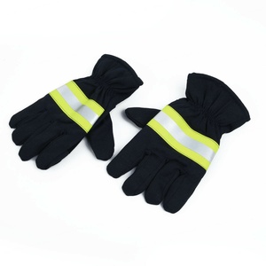 Aramid Firefighting Safety Gloves 3C Fire Protection Reflective Fireproof Heat Resistant Non-Slip Anti-Smash Durable <b>Powder</b>-Free - Product Image 3